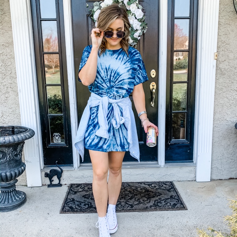 NWT American Eagle tie dye T-shirt dress